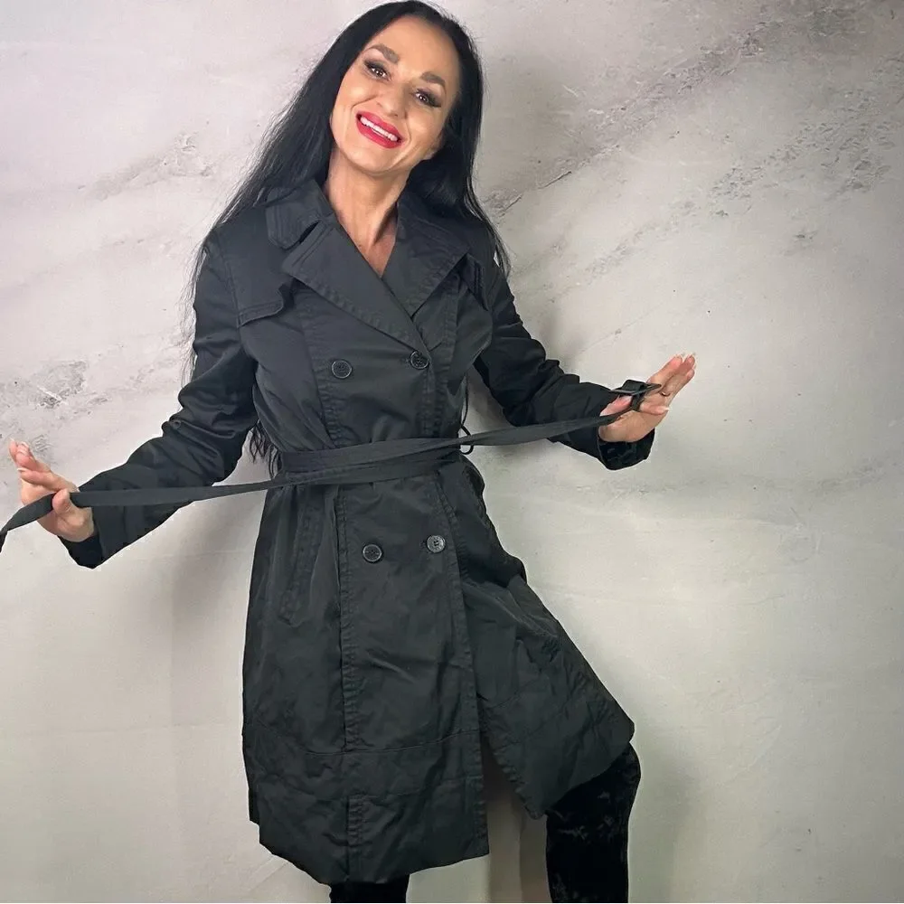 DKNY Long lined warm winter coat jacket - Picture 2 of 6